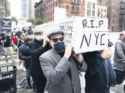 세계 경제 중심 뉴욕, 코로나에 무너지나