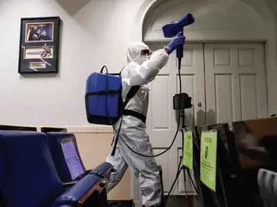 핫스팟된 백악관 코로나 방역