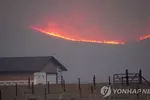 콜로라도주 농장 주변으로 번진 산불