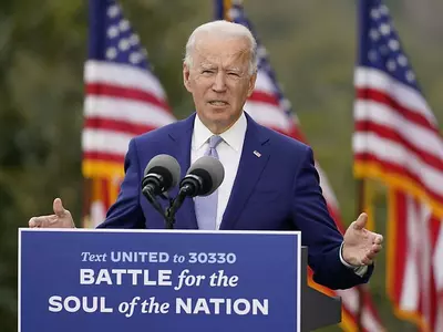 바이든 조지아에서 통합과 치유 메시지