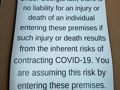 외식업협, 코로나19 업소 책임 보호 포스터 배포중