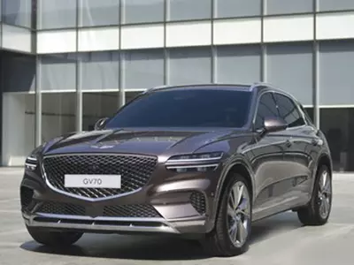 베일벗은 제네시스 GV70에 해외서 디자인 호평
