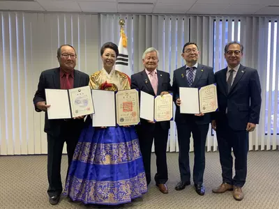 총영사관 한인의날 정부 포상 전수식