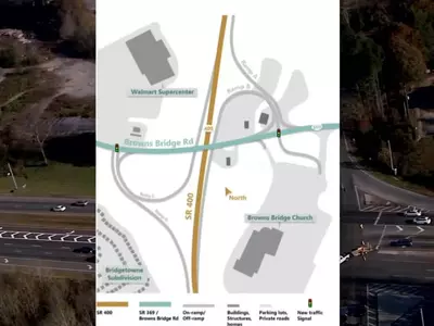 포사이스카운티 Ga. 400 공사 프로젝트 시작