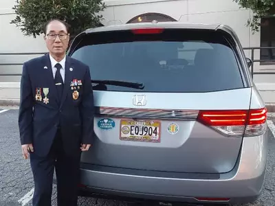 조지아 주정부 월남참전 한국군에 베테랑 번호판 첫 발급