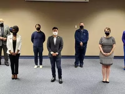 샘 박 의원 귀넷 주의회 의원단 의장 선출