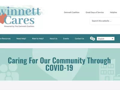 귀넷, 코로나19 업데이트 웹사이트 개설