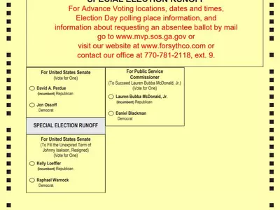 5일 조지아주 전역에서 결선투표