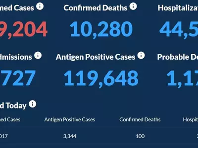〈조지아 코로나19 현황: 9일〉 일일 사망자 100명