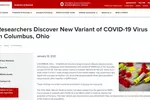 오하이오서 새 변이바이러스 2종 발견…미국에서 생긴 듯