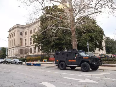 무장시위 예고에 조지아 주청사 경계 강화