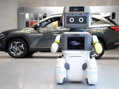 현대, 로봇이 고객서비스