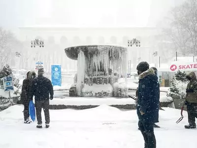폭설에 갇힌 북동부 비상사태