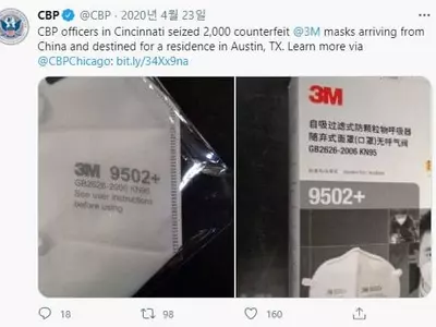 '짝퉁 마스크' 1,300만개 압수…절반이 중국산