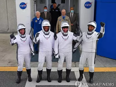 민간업체 스페이스X 최장체류 미국 신기록