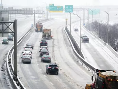 미국 4분의 3이 얼었다