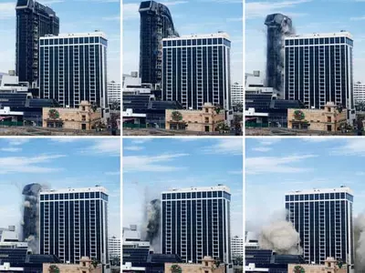 한 시대 풍미한 트럼프 호텔 철거