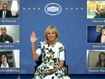 바이든 의회 연설, 게스트들은‘온라인 초대’