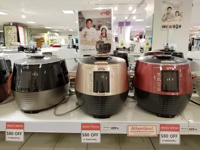 메가홈, 동남부 최초 압력밥솥 교환 행사