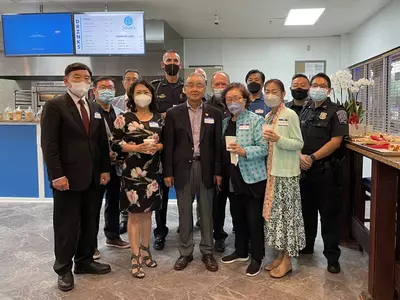 범죄예방위 스와니 경찰과 커피 만남 행사