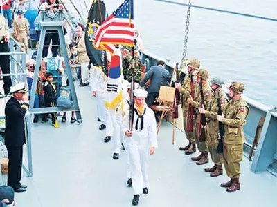 ‘6.25 당시 원산 피난민 수송 감사’ 실향민들 빅토리호 승선