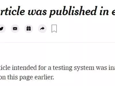 "화성에서 수박밭 발견" 뉴욕타임스 엉터리 '기사' 발행