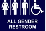 애틀랜타시 단일사용자 화장실 남녀 구분 없애