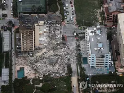 플로리다 아파트 붕괴참사, 사망 4명·실종 159명으로 늘어