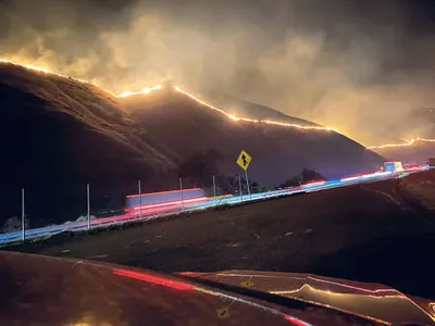 폭염 속 곳곳 대형산불 비상