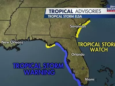 엘사 허리케인으로 격상…조지아 남동부 영향권