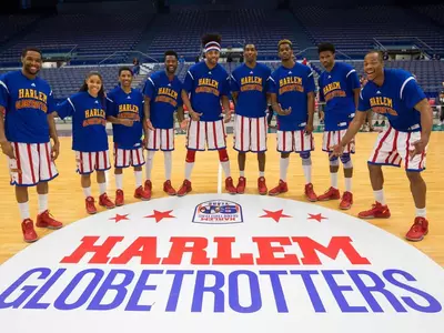 농구묘기 할렘 글로브트로터스 귀넷 온다