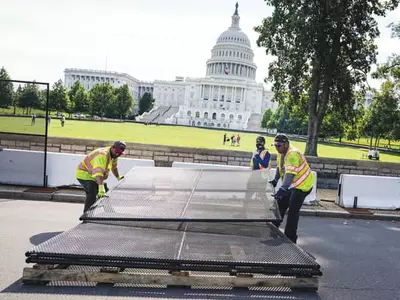 6개월 만에 해체되는 연방의회 보안 펜스
