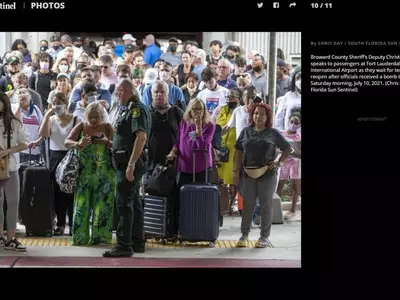 플로리다공항서 "폭탄 있다" 소동