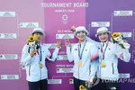 [올림픽] 한국 양궁 여자 단체전 9연패 위업…금 2·동 3개로 4위
