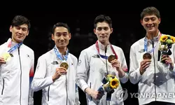 [올림픽] 펜싱 남자 사브르 단체 금메달, 축구는 6-0 승리로 8강행