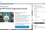SBA, PPP 탕감 웹사이트 개설