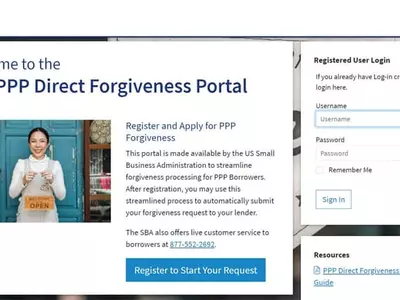 SBA, PPP 탕감 웹사이트 개설