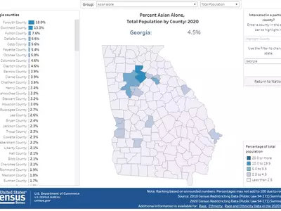 조지아 아시안 10년간 53% 증가, 귀넷 13.3% 비중