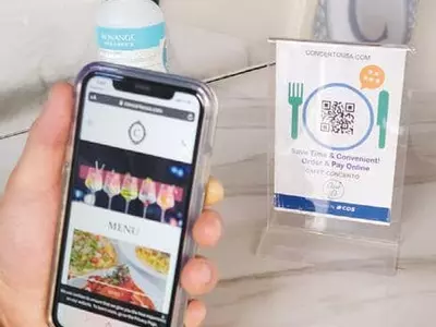 식당 QR코드 이용 늘어