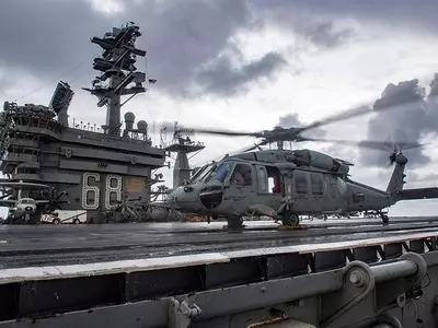 해군, 항공모함 헬기 추락사고 실종자 5명 사망 결론