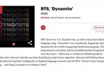 BTS ‘다이너마이트’ ‘위대한 노래 500곡’에