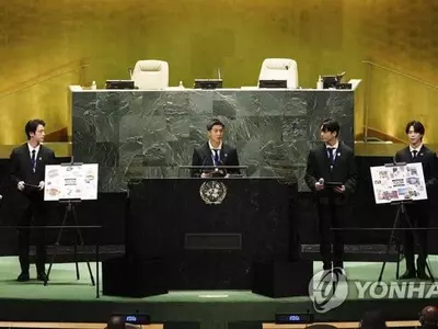 "춤추는데 허락은 필요없죠" 유쾌하게 유엔총회장 누빈 BTS