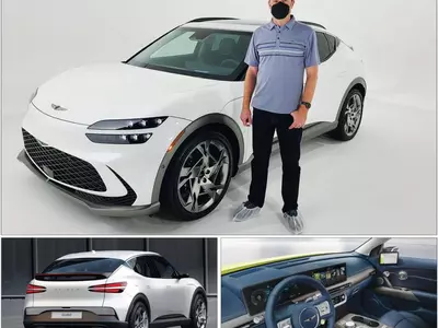 제네시스 첫 전용 전기차 GV60 베일 벗었다