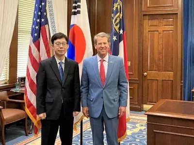 박윤주 총영사, 브라이언 켐프 주지사와 면담