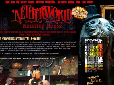 스톤마운틴 ‘네더월드’ 미국 유령의 집 탑 5 랭킹