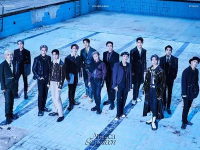 세븐틴 '아타카', 빌보드 앨범 차트 13위…"자체 최고 기록"