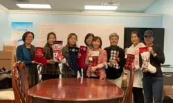 홈리스 어린이에게 산타양말 지원