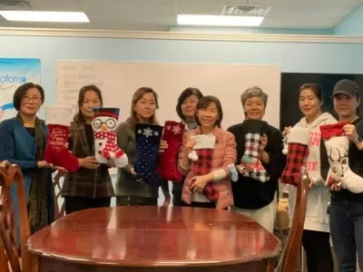 홈리스 어린이에게 산타양말 지원