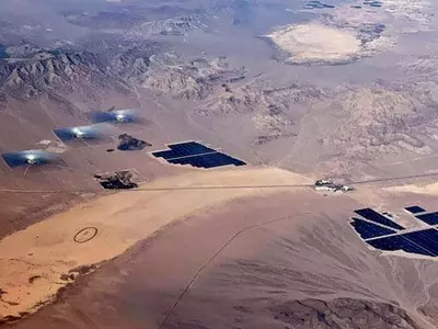 캘리포니아서 가동되는 세계 최대 태양광발전소