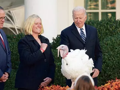 추수감사절 맞아 대통령이 사면한 칠면조 ‘땅콩버터’